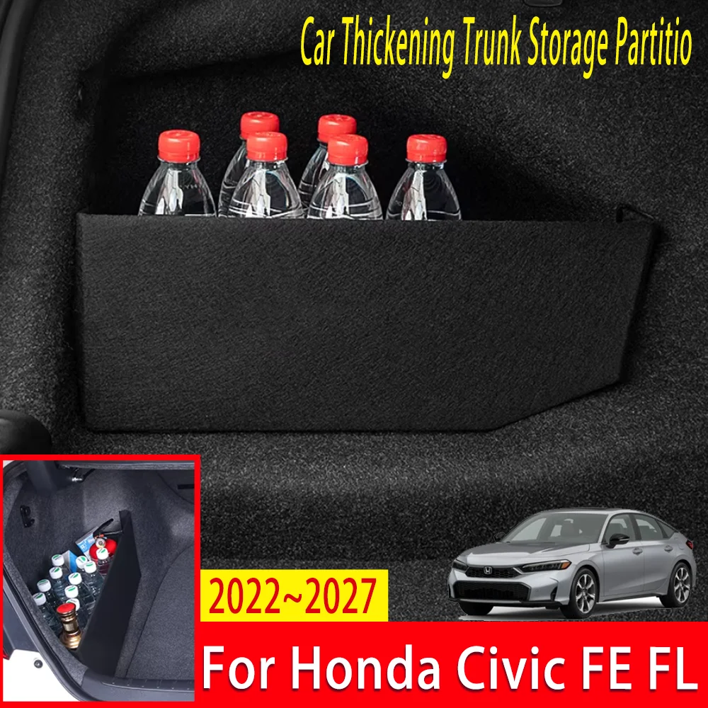 Car Trunk Side Storage Partition For Honda Civic FE FL 2022~2027 Auto Multifunction Storage Box Organize Interior Accessories
Car Trunk Side Storage Partition For Honda Civic FE FL 2022~2027 Auto Multifunction Storage Box Organize Interior Accessories
