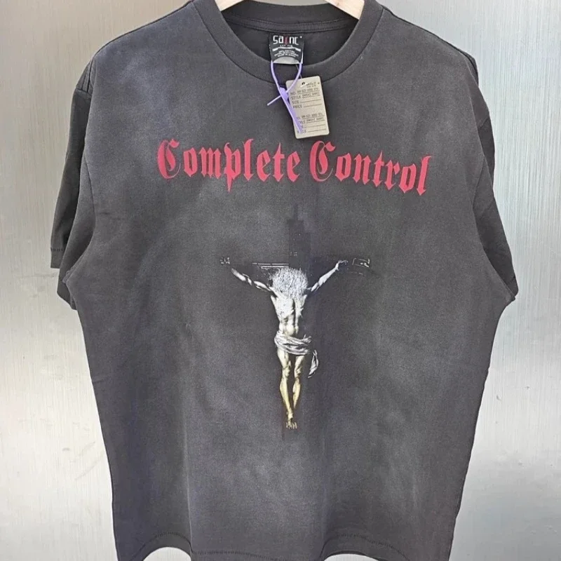 25ss Saint Michael Washed Tie-dye Short Sleeves Men Women Pure Cotton Harajuku Oversized T Shirt
25ss Saint Michael Washed Tie-dye Short Sleeves Men Women Pure Cotton Harajuku Oversized T Shirt