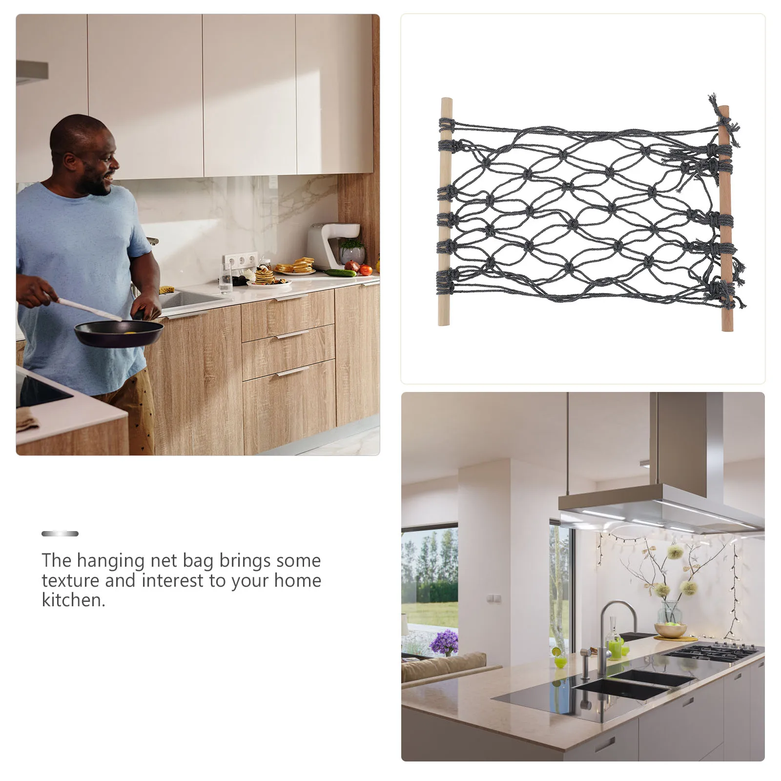 Hammock Fruit and Vegetable Hanging Basket Fruits Cupboard Baskets Vegetables Rack for Kitchen Grey
Hammock Fruit and Vegetable Hanging Basket Fruits Cupboard Baskets Vegetables Rack for Kitchen Grey