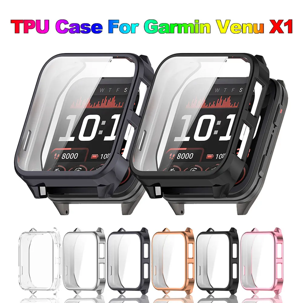 Soft TPU Case For Garmin Venu X1 Cover Screen Protector Shell Anti-scratch Smartwatch All-around Bumper Protective Skin Case
Soft TPU Case For Garmin Venu X1 Cover Screen Protector Shell Anti-scratch Smartwatch All-around Bumper Protective Skin Case