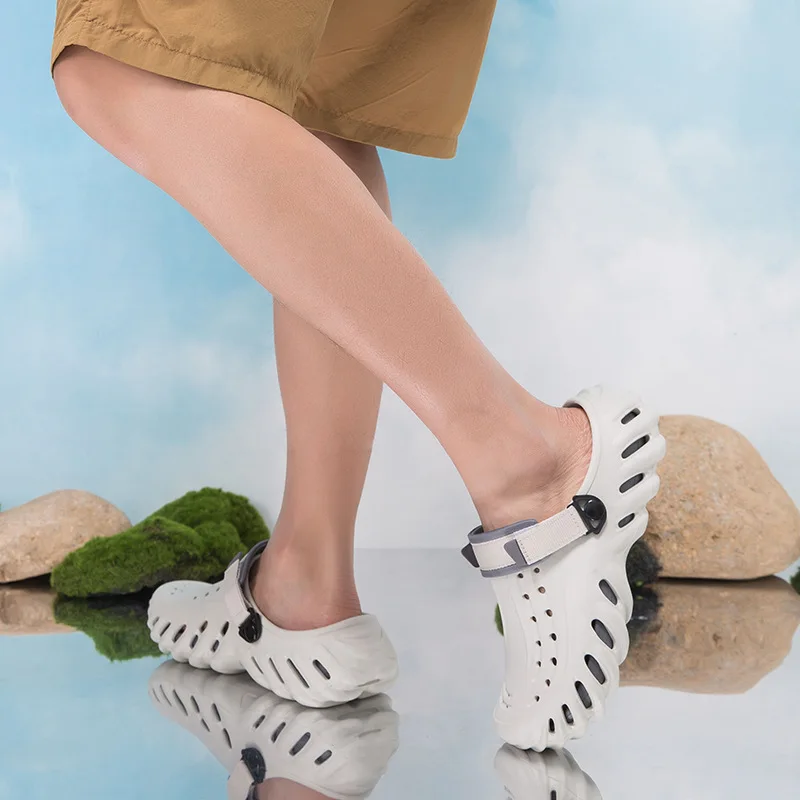 Soft Bot Wave oe Hole Hole Sandals Beach oes Comfortable Slip-On Summer Footwear Briti Sle EVA Material Magic Tape...
Soft Bot Wave oe Hole Hole Sandals Beach oes Comfortable Slip-On Summer Footwear Briti Sle EVA Material Magic Tape...