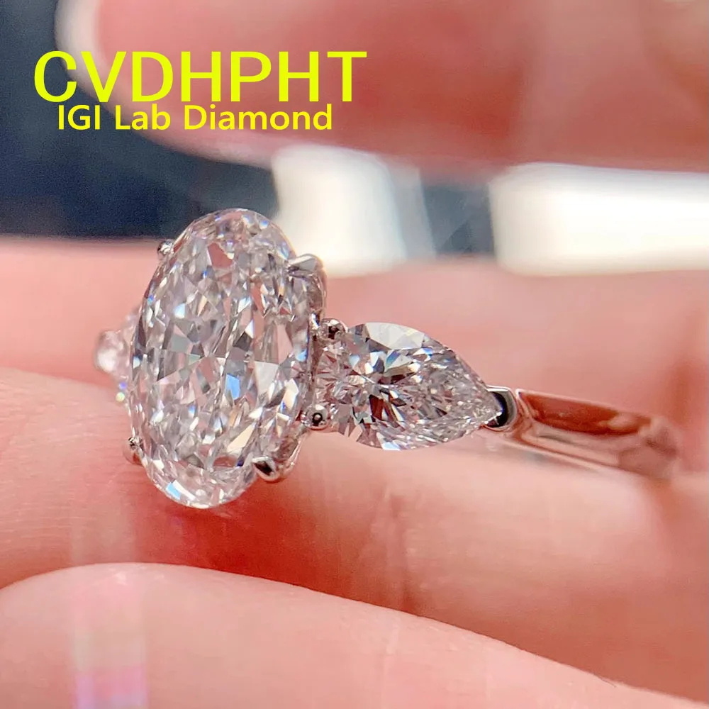 IGI Lab Growing Diamond Ring Oval D Color 1 2 3Ct Solid 10K White Gold Ring Diamond wedding ring Factory Engagement Ring
IGI Lab Growing Diamond Ring Oval D Color 1 2 3Ct Solid 10K White Gold Ring Diamond wedding ring Factory Engagement Ring