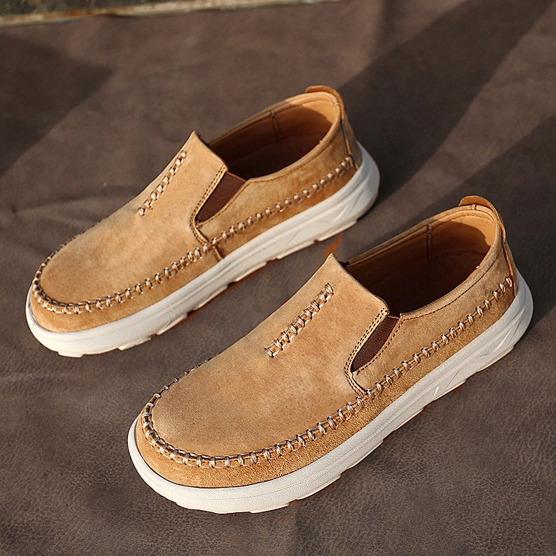 Men's Leathe Casual Slip On Comfortable Light-Weight Loafers Moccasin Driving Shoes for Male
Men's Leathe Casual Slip On Comfortable Light-Weight Loafers Moccasin Driving Shoes for Male