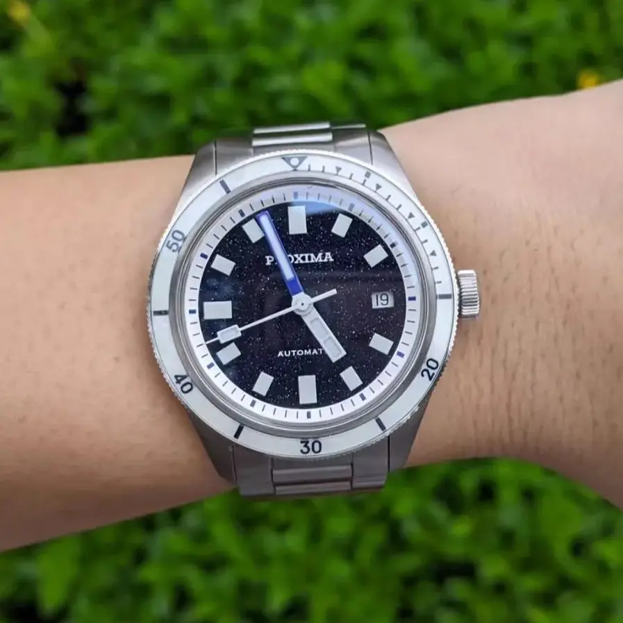 Proxima Men Automatic Watch 39mm Mechanical Wristwatch Diver 30ATM Waterproof BGW-9 Luminous Sapphire Blue Sanding Dial PT5000
Proxima Men Automatic Watch 39mm Mechanical Wristwatch Diver 30ATM Waterproof BGW-9 Luminous Sapphire Blue Sanding Dial PT5000