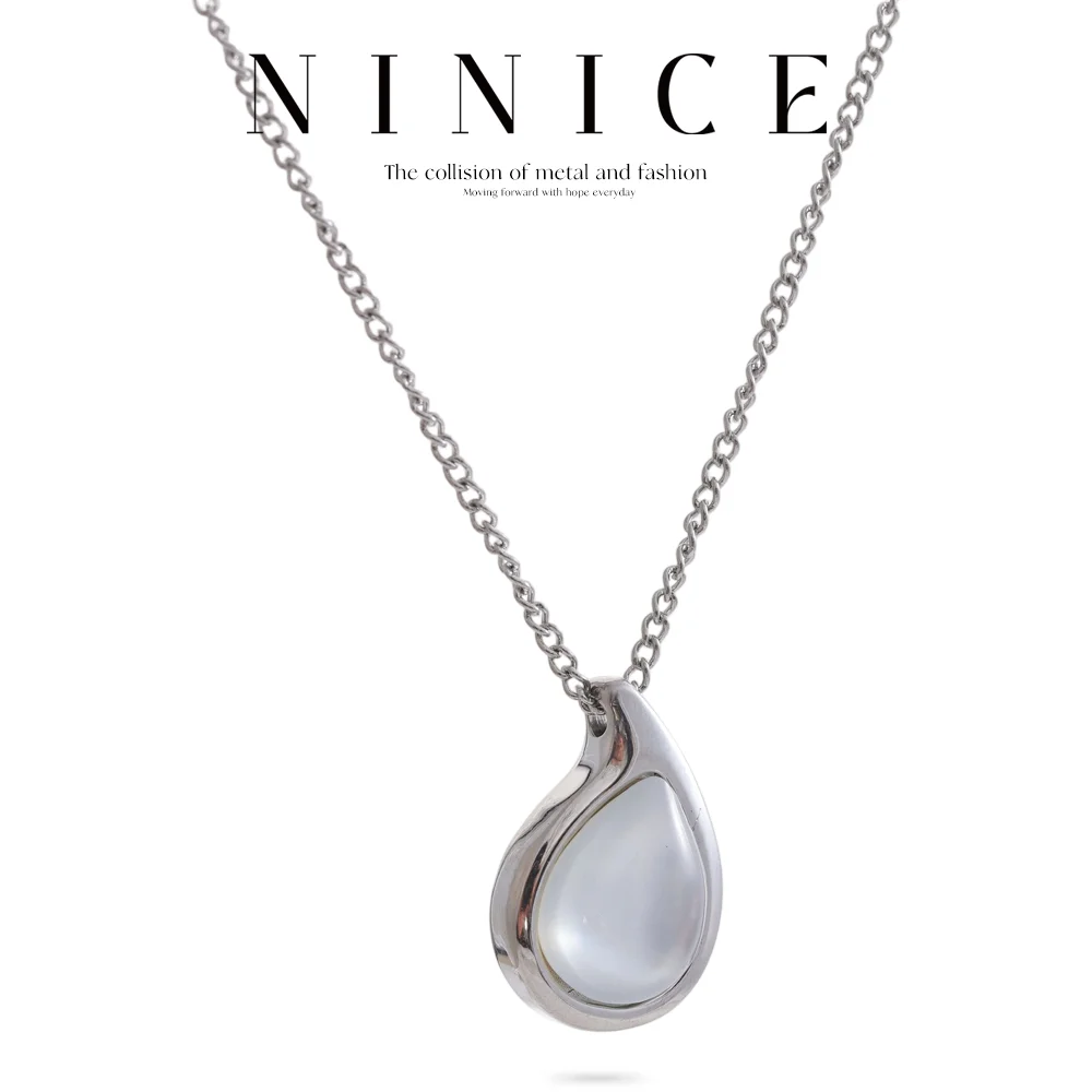 NiNice Necklaces for Women Stainless Steel Natural Shell Pendant Waterproof Fashionable Simple Elegant Gift New
NiNice Necklaces for Women Stainless Steel Natural Shell Pendant Waterproof Fashionable Simple Elegant Gift New