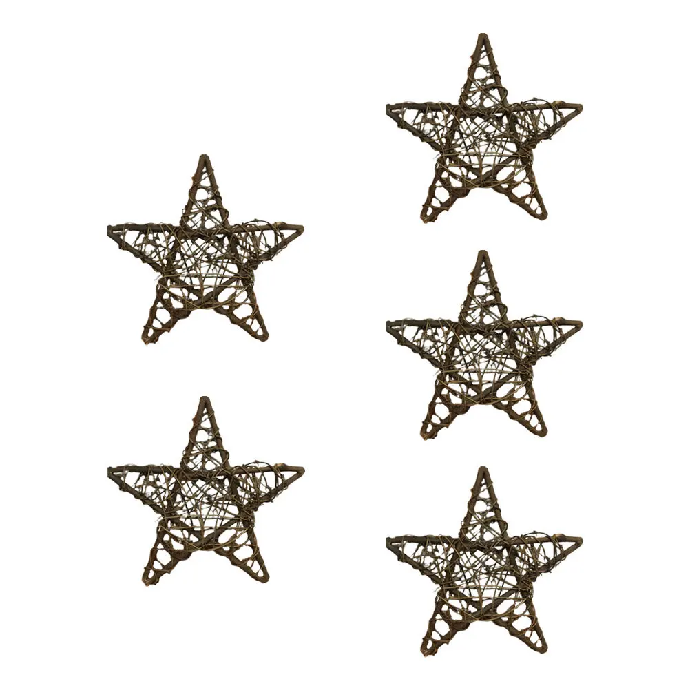 5Pcs Pentagram Christmas Decoration 15cm Rattan Ornament Creative Wedding Birthday Gift Home Party Table Decor
5Pcs Pentagram Christmas Decoration 15cm Rattan Ornament Creative Wedding Birthday Gift Home Party Table Decor