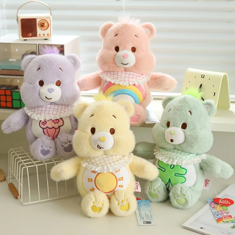33 см Care Bears Kawaii плюшевые игрушки медведь с нагрудником милый мультяшный медведь мягкие куклы для девочек и мальчиков милые игрушки в подарок
33 см Care Bears Kawaii плюшевые игрушки медведь с нагрудником милый мультяшный медведь мягкие куклы для девочек и мальчиков милые игрушки в подарок