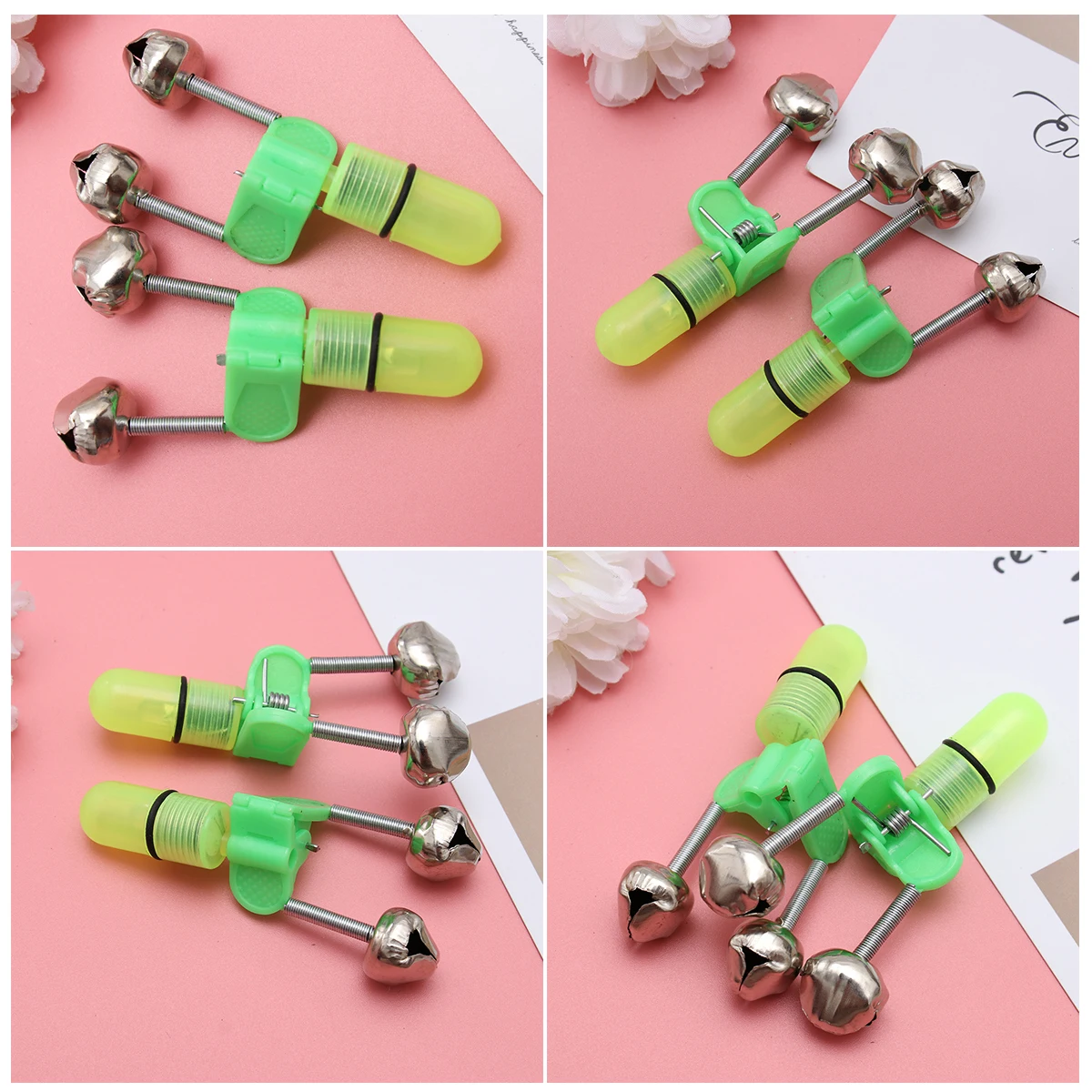 20 Pcs Fishing Alarm LED Rod Clip Bells Night Great for Professional Fishermen Night Fishing
20 Pcs Fishing Alarm LED Rod Clip Bells Night Great for Professional Fishermen Night Fishing