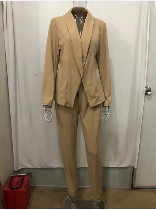 Office Lady Blazer And Lace-Up Pants Two Piece Set 2026 New Casual Fashion Solid Color Women's Set Streetwear
Office Lady Blazer And Lace-Up Pants Two Piece Set 2026 New Casual Fashion Solid Color Women's Set Streetwear