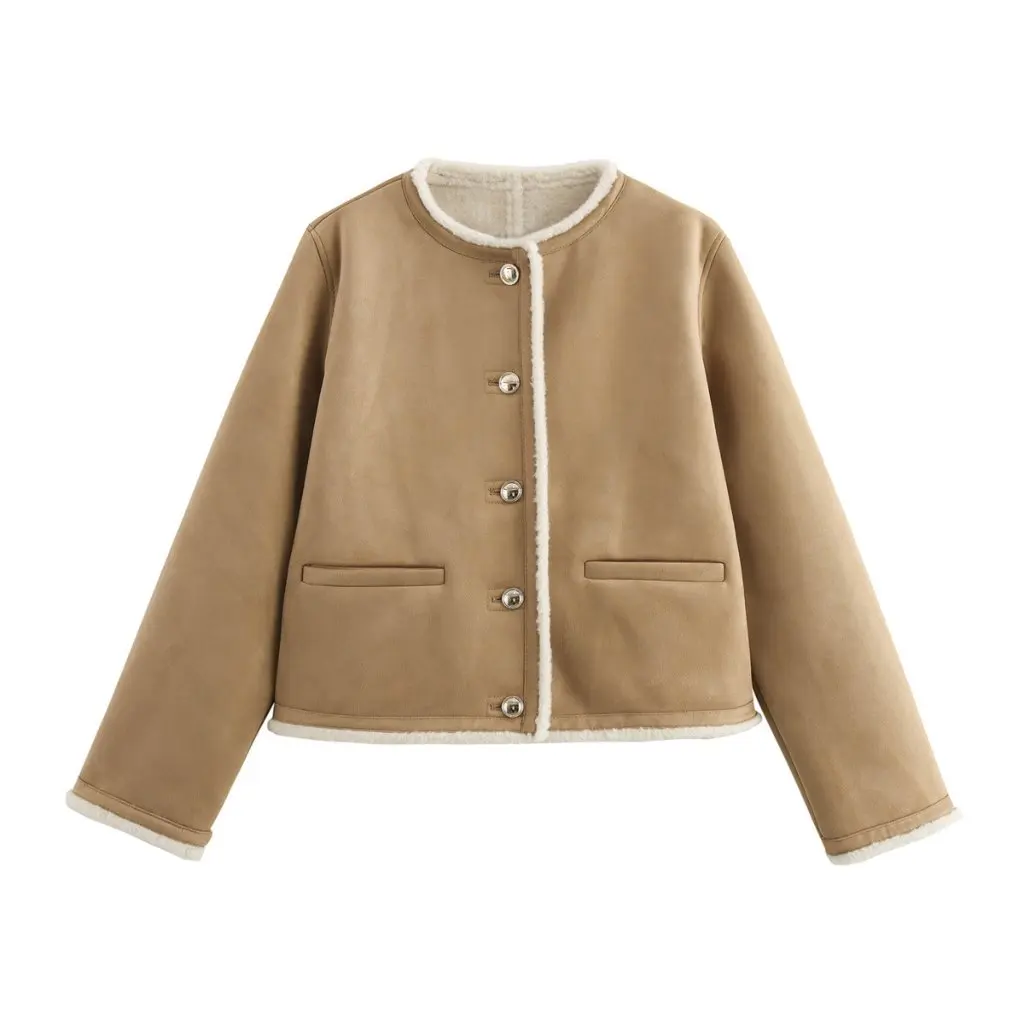 Women's Fashion Single-Breasted Double-Sided Fur Jacket Autumn Winter New Arrival European And American Style 8372/305
Women's Fashion Single-Breasted Double-Sided Fur Jacket Autumn Winter New Arrival European And American Style 8372/305