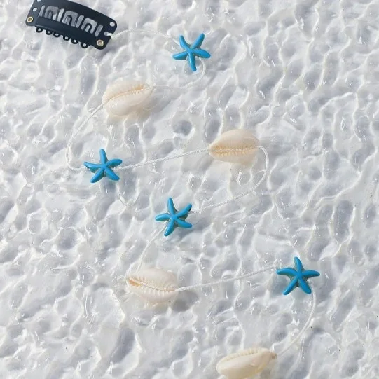 Versatile Boho Summer Beach Hair Chain Starfish Shell Sea Turtle Beaded Braid for Women Girls Supply
Versatile Boho Summer Beach Hair Chain Starfish Shell Sea Turtle Beaded Braid for Women Girls Supply