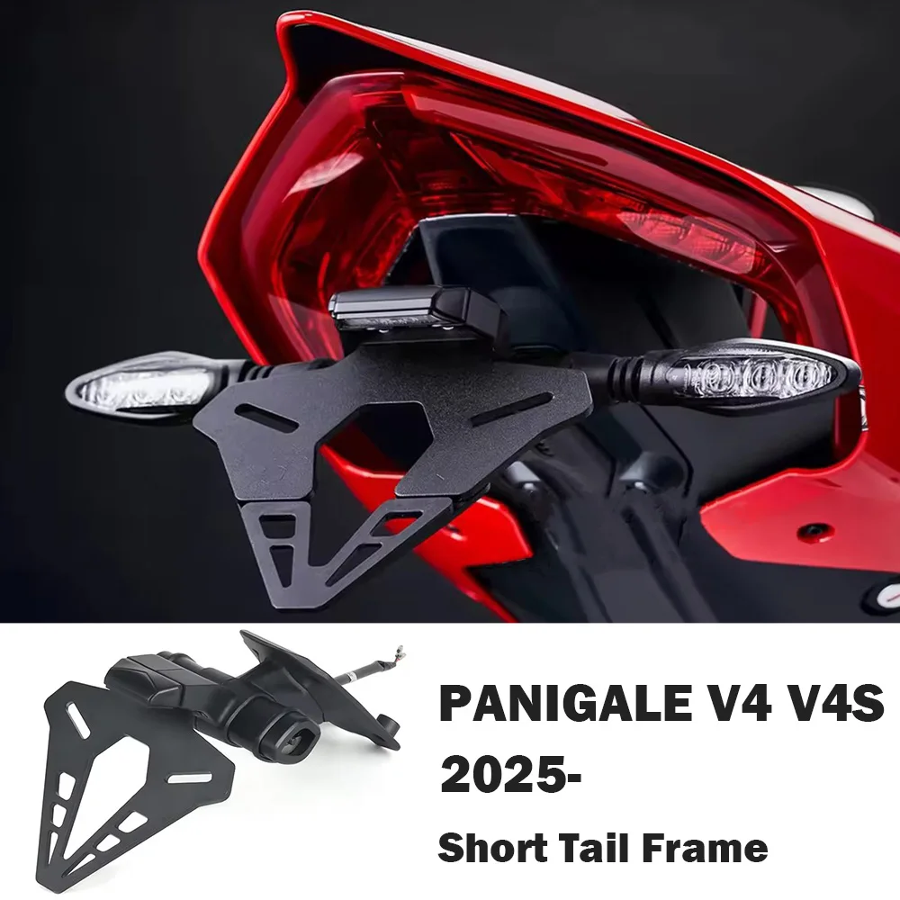 FOR Ducati PANIGALE Panigale V4 V4S 2025- Motorcycle Rear Short Tail Stock License Plate Holder Tailstock Frame Bracket Kit
FOR Ducati PANIGALE Panigale V4 V4S 2025- Motorcycle Rear Short Tail Stock License Plate Holder Tailstock Frame Bracket Kit