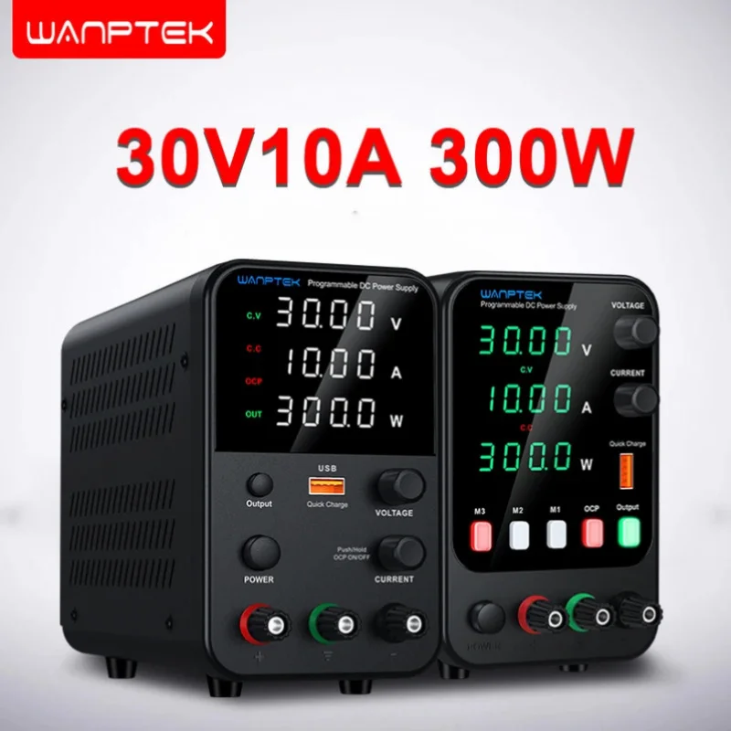 Wanptek DC Laboratory Power Supply Adjustable 30V 10A 60V 5A 120V 3A with USB fast Charging Bench Power Suppliess
Wanptek DC Laboratory Power Supply Adjustable 30V 10A 60V 5A 120V 3A with USB fast Charging Bench Power Suppliess