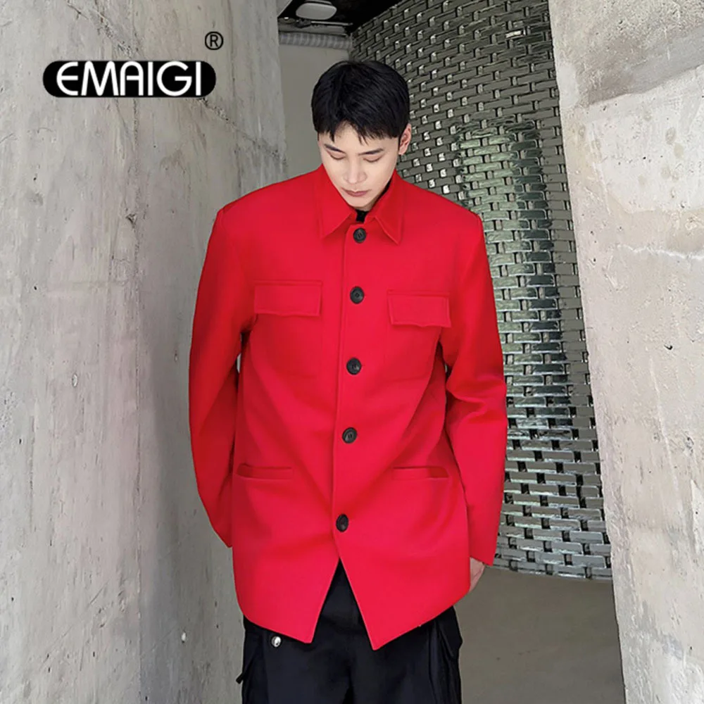 Men Net Celebrity Streetwear Fashion Show Loose Casual Vintage Air Cotton Suit Blazer Coat Tops Male Blazers Jacket
Men Net Celebrity Streetwear Fashion Show Loose Casual Vintage Air Cotton Suit Blazer Coat Tops Male Blazers Jacket