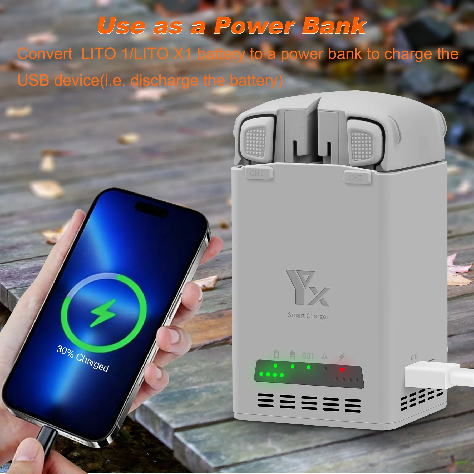 Battery Charger Care Device Charging Manager For DJI Lito1/ X1 Intelligent Battery Maintenance Equipment
Battery Charger Care Device Charging Manager For DJI Lito1/ X1 Intelligent Battery Maintenance Equipment