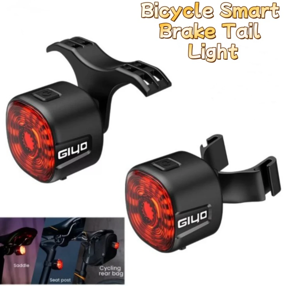 New Smart Bicycle Brake Tail Light MTB Road Bike Auto Brake Sensing Light SB Rechargeable IPX6 Waterproof LED Warning Rear Lamp
New Smart Bicycle Brake Tail Light MTB Road Bike Auto Brake Sensing Light SB Rechargeable IPX6 Waterproof LED Warning Rear Lamp