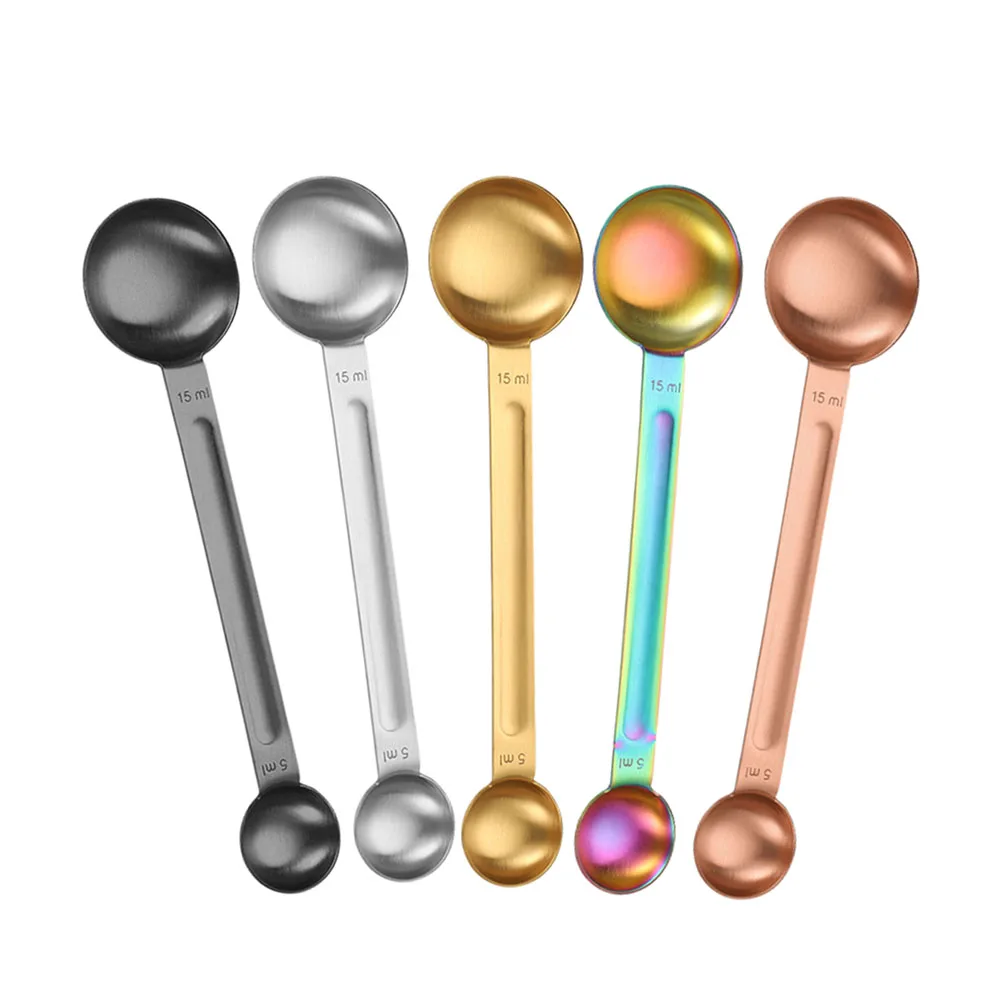 5Pcs Measuring Beans Teaspoons Kitchen Supplies Sugar Coffee Beans Spoons Double-Head Measuring Spoons Flour Tools
5Pcs Measuring Beans Teaspoons Kitchen Supplies Sugar Coffee Beans Spoons Double-Head Measuring Spoons Flour Tools
