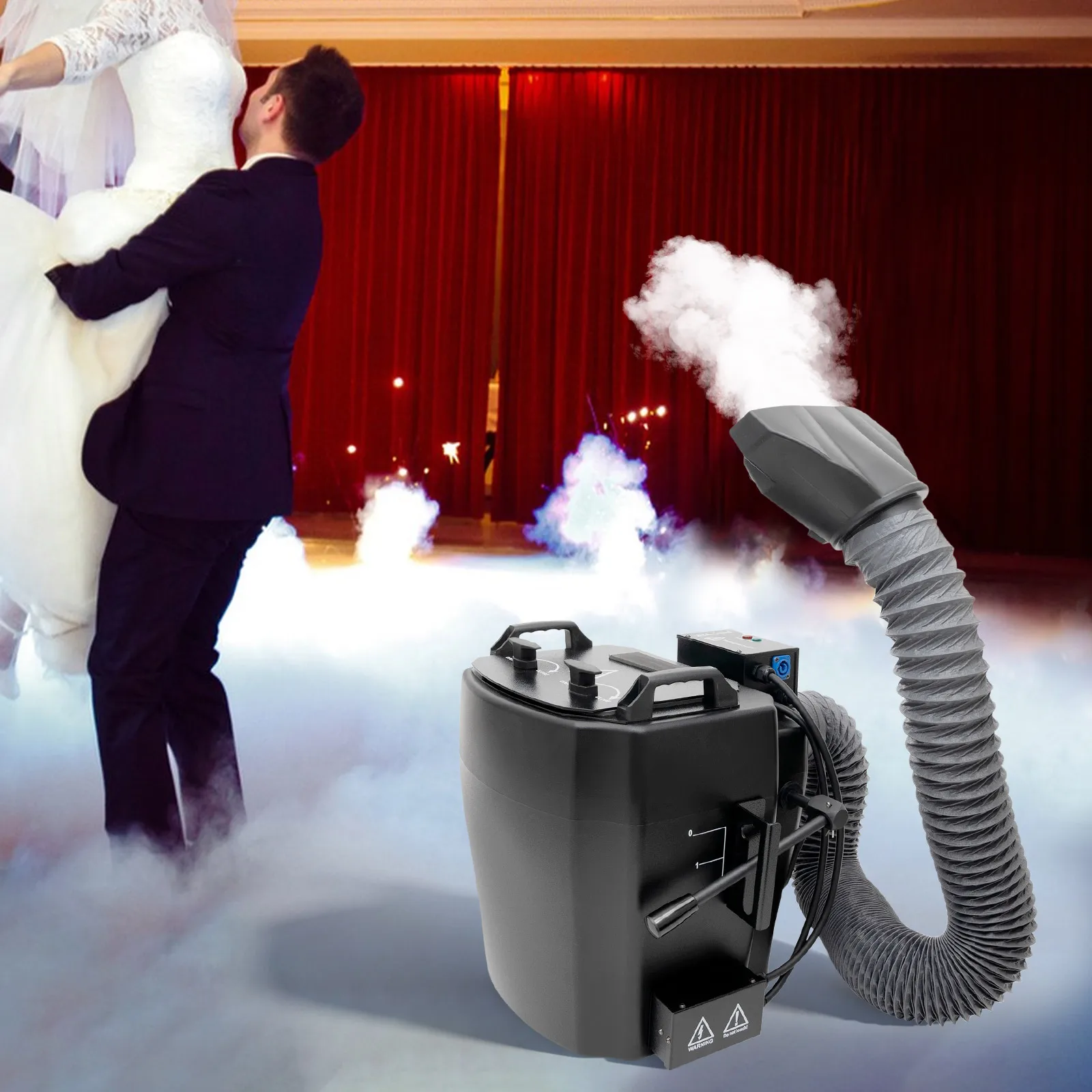 Dry Ice Fog Machine 4000w Stage Smoke Machine Large Capacity Low Lying Dry Ice Fogger for Stage Wedding Party Bar Performance Use
Dry Ice Fog Machine 4000w Stage Smoke Machine Large Capacity Low Lying Dry Ice Fogger for Stage Wedding Party Bar Performance Use