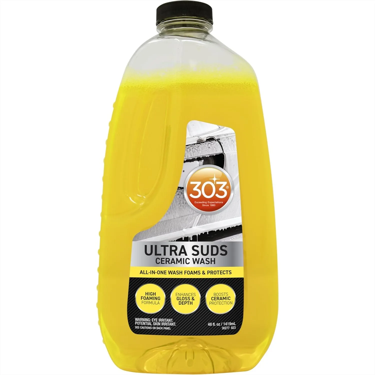 303 Ultra Suds Ceramic Car Wash Soap - Foaming Formula, Enhanced Gloss & Shine, 48 fl oz
303 Ultra Suds Ceramic Car Wash Soap - Foaming Formula, Enhanced Gloss & Shine, 48 fl oz