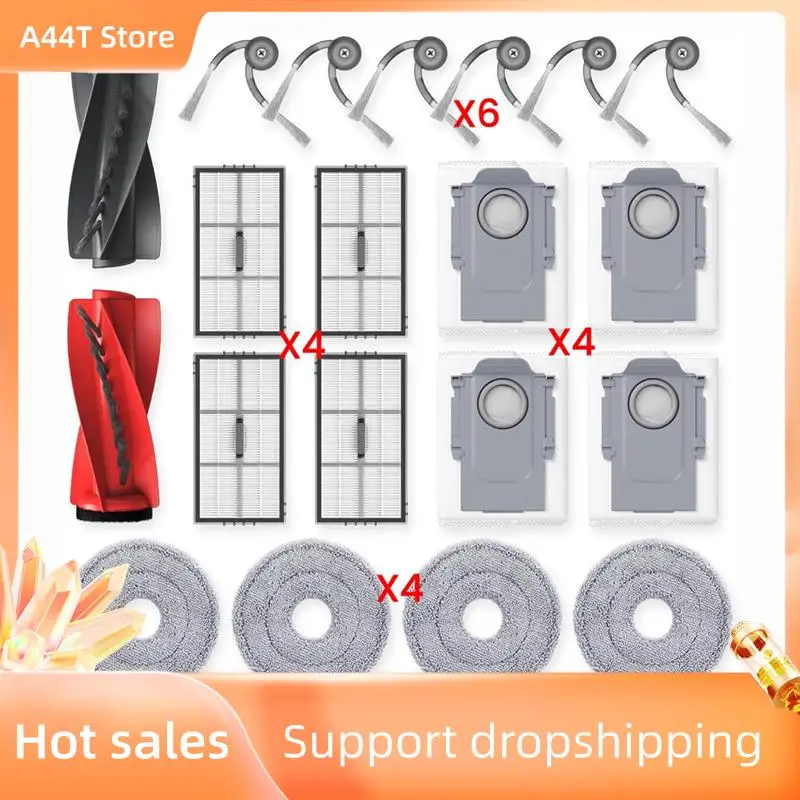 A44T Replacement Parts For Roborock Saros 10R Robot Vacuum Main Side Brush HEPA Filter Mop Cloth Dust Bags
A44T Replacement Parts For Roborock Saros 10R Robot Vacuum Main Side Brush HEPA Filter Mop Cloth Dust Bags