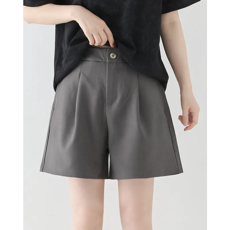 Slimming High Waist Suit Shorts for Women Summer Versatile Simple Stylish Casual Pants Polyester Spandex Blend
Slimming High Waist Suit Shorts for Women Summer Versatile Simple Stylish Casual Pants Polyester Spandex Blend