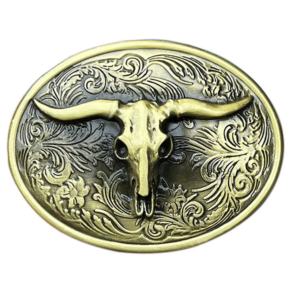 Cheapify Dropshipping Oval Western Cowboy Rodeo Skull Cow Head Belt Buckle for Men Metal Evillas Para Cinturon Hombre
Cheapify Dropshipping Oval Western Cowboy Rodeo Skull Cow Head Belt Buckle for Men Metal Evillas Para Cinturon Hombre