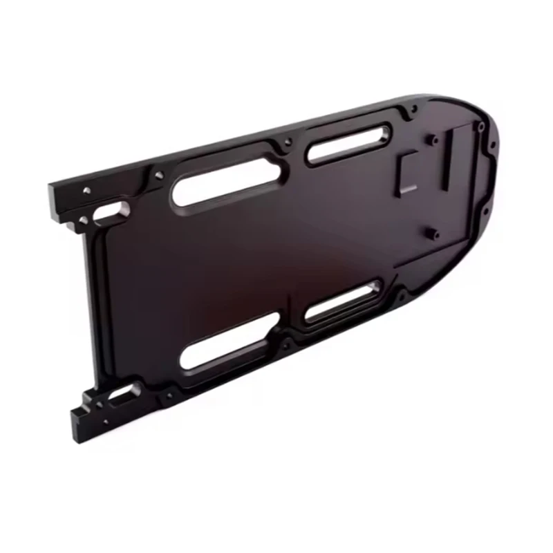CNC Machining Service Custom CNC Machining Black Anodized Aluminum Metal Chassis Plate
CNC Machining Service Custom CNC Machining Black Anodized Aluminum Metal Chassis Plate