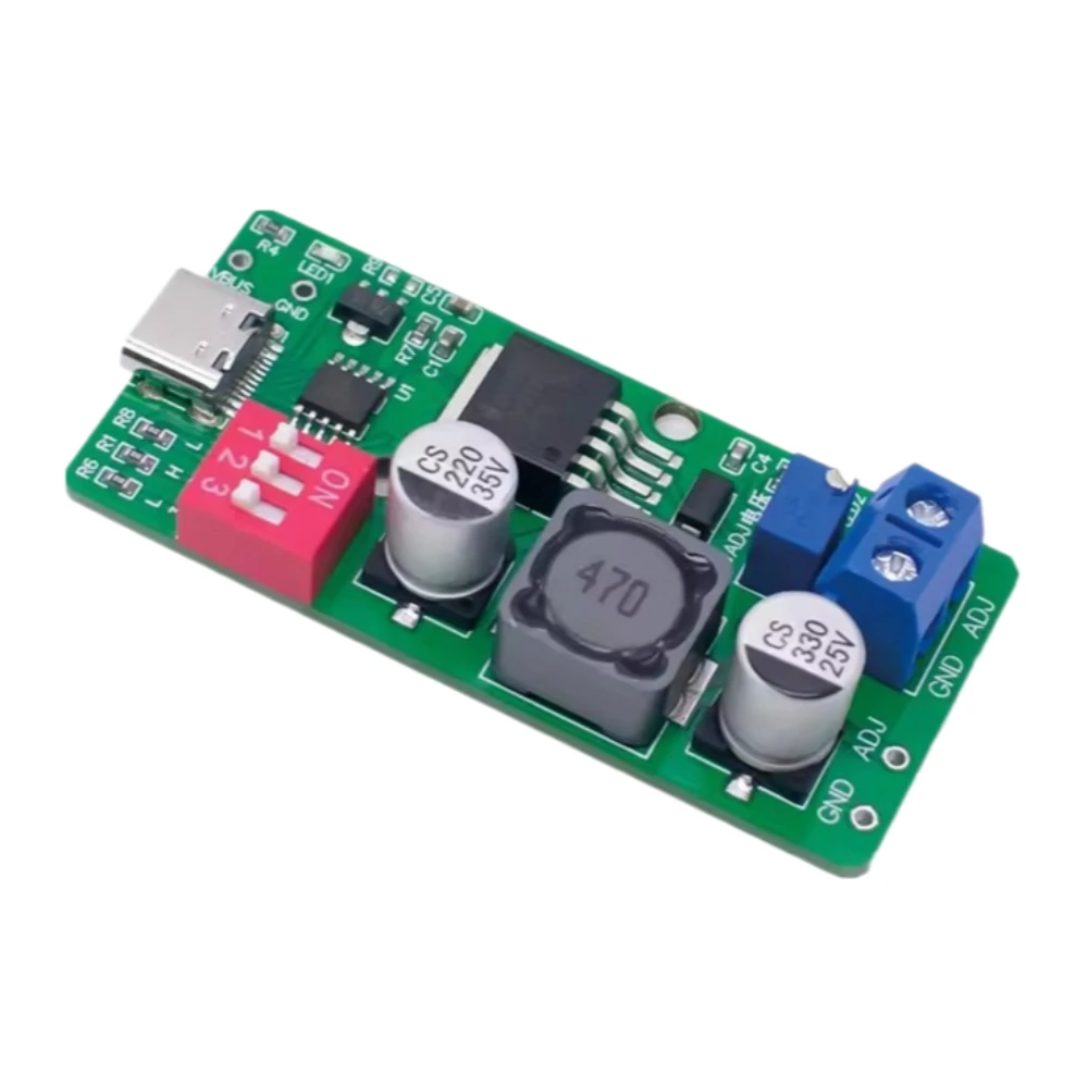 Original PD Trigger Module Desktop Adjustable Power Supply 1.8V 18V Output for Phone Charger Converter
Original PD Trigger Module Desktop Adjustable Power Supply 1.8V 18V Output for Phone Charger Converter