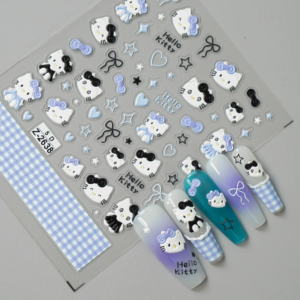 3D Cartoon Kawaii Kitty Cat Nail Stickers for Women Girls Fun Cute Cartoon Design Nail Art Decals
3D Cartoon Kawaii Kitty Cat Nail Stickers for Women Girls Fun Cute Cartoon Design Nail Art Decals