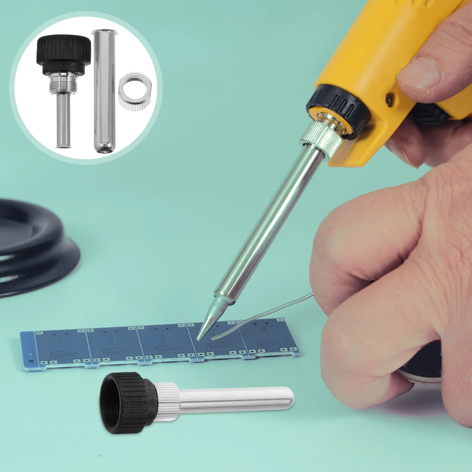 Soldering Iron Handle Sleeve Stainless Steel Plastic Heat Resistant Cover Replacement Parts Tips Accessories Bushings
Soldering Iron Handle Sleeve Stainless Steel Plastic Heat Resistant Cover Replacement Parts Tips Accessories Bushings