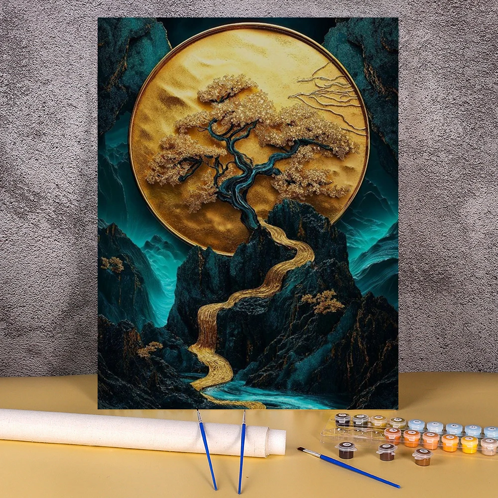 Frameless Paint By Numbers For Adults Moon Tree Handpainted Oil Painting Canvas Drawing Numbers Painting DIY Gift Home Decor
Frameless Paint By Numbers For Adults Moon Tree Handpainted Oil Painting Canvas Drawing Numbers Painting DIY Gift Home Decor
