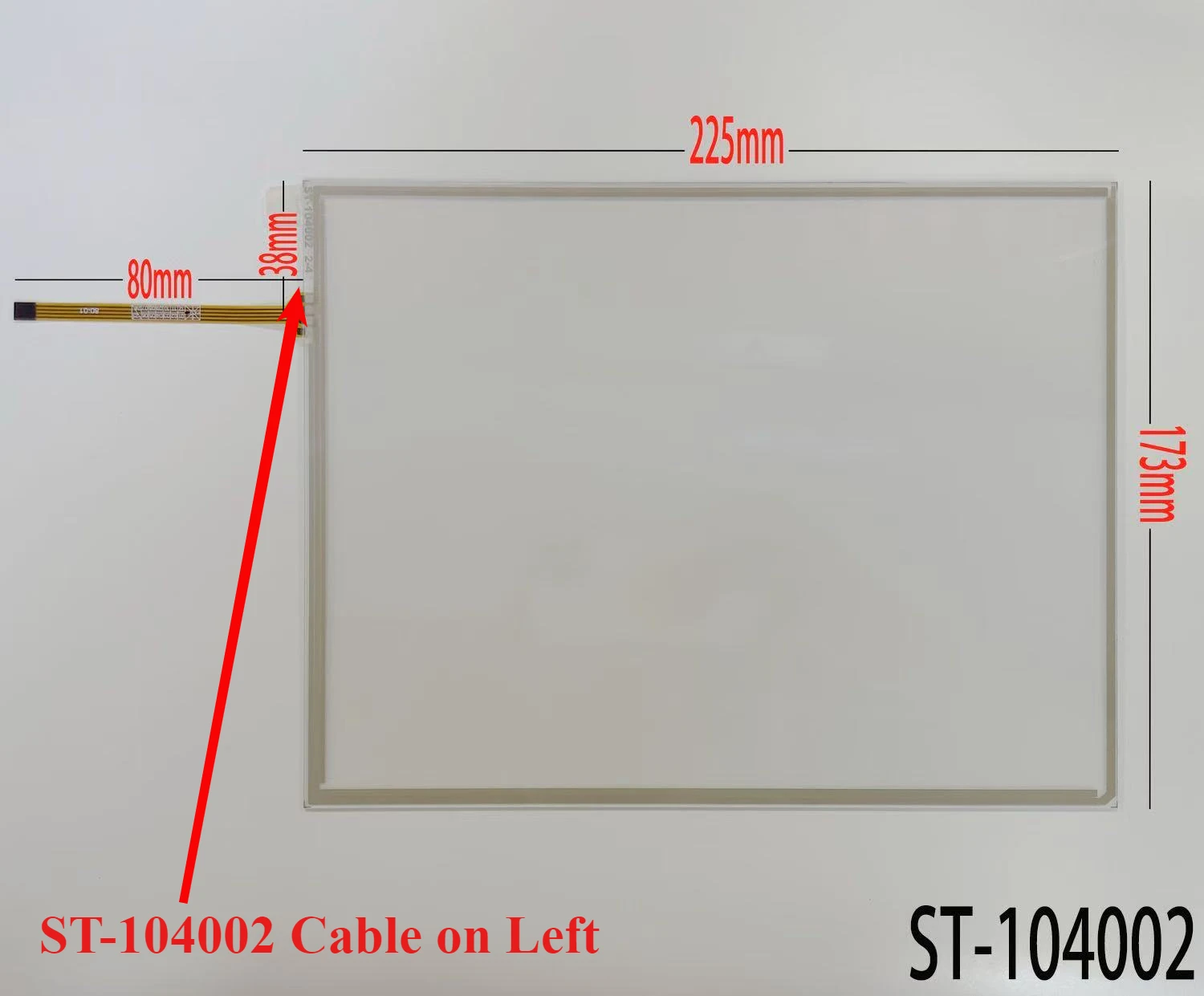 10.4 Inch 174mm*225mm 4 Wire Resistive Touch Screen Replacement DMG80600Y104_04NR
10.4 Inch 174mm*225mm 4 Wire Resistive Touch Screen Replacement DMG80600Y104_04NR