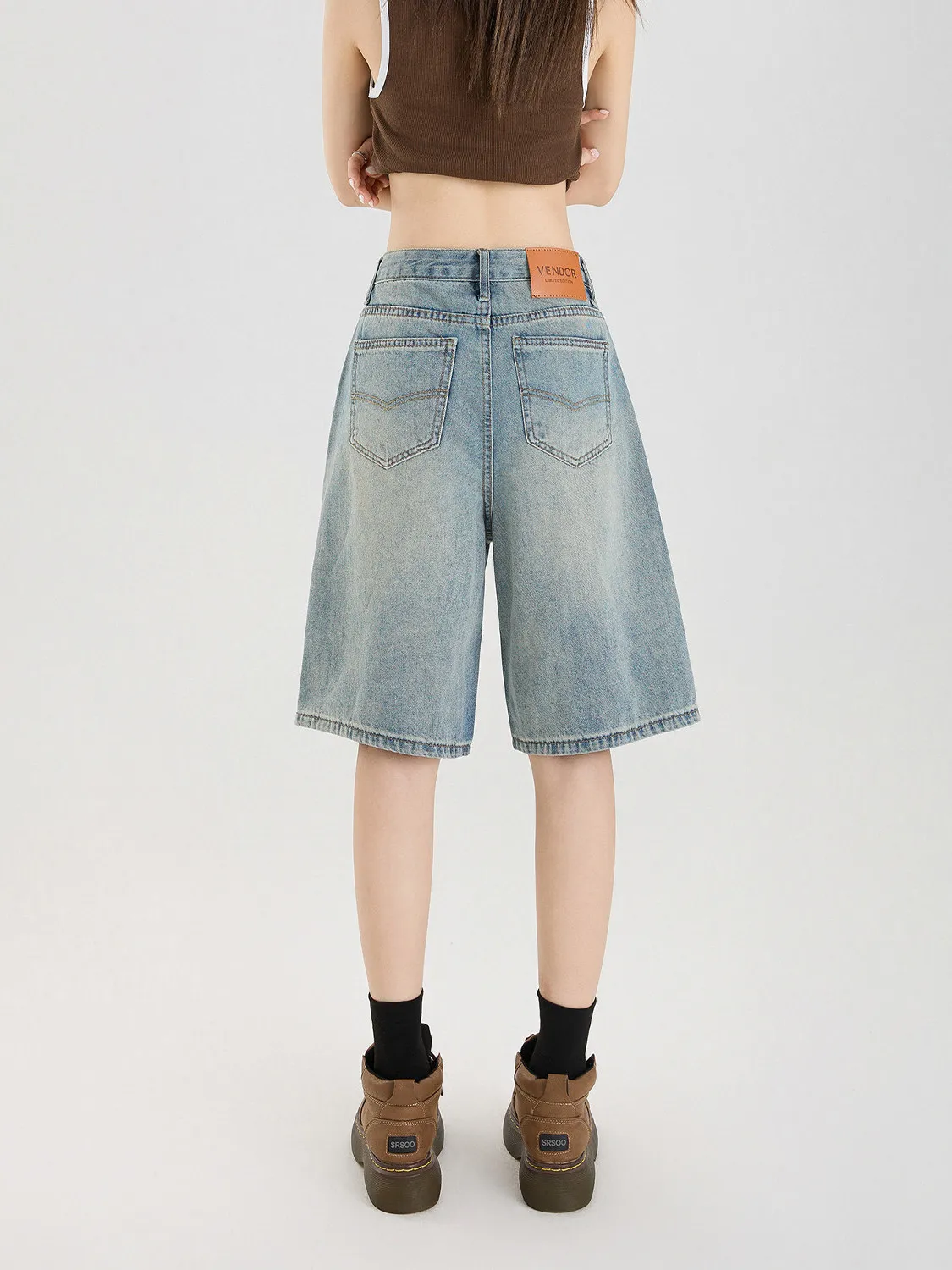 Summer Thin Five-Point Women's Jeans High Waist Loose Fashionable Wide Leg Four-Quarter Mid-Pants Cotton Stretch Denim
Summer Thin Five-Point Women's Jeans High Waist Loose Fashionable Wide Leg Four-Quarter Mid-Pants Cotton Stretch Denim