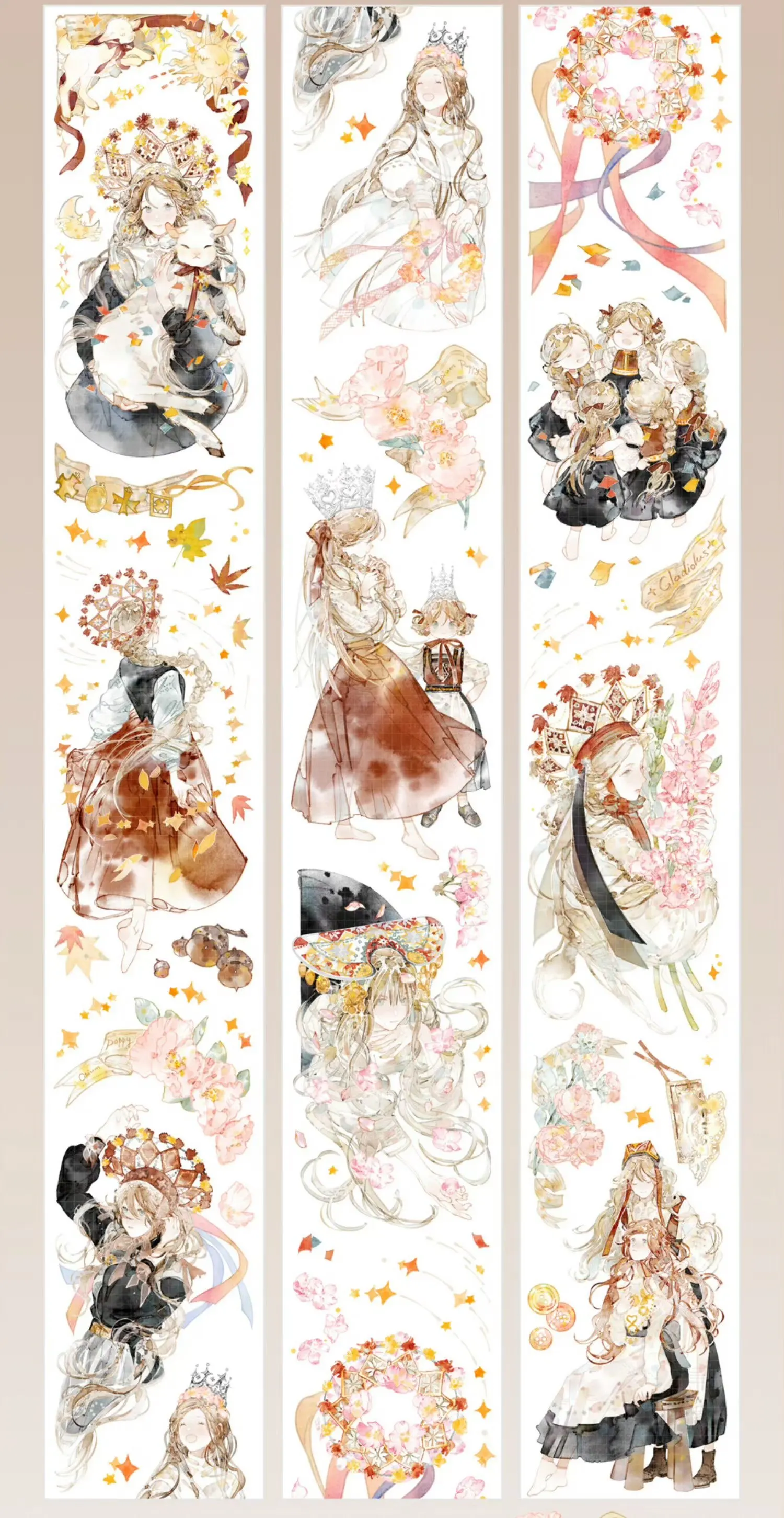 3Loops Shine Washi PET Tape Samplers / Tomorrow's Crown / Rainbow Ribon / Christmas Praise / Angel Encounter
3Loops Shine Washi PET Tape Samplers / Tomorrow's Crown / Rainbow Ribon / Christmas Praise / Angel Encounter