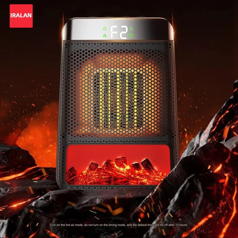 1000w Personal Heater 2 Heat Setting Desktop Heater PTC Ceramic Heater Thermostat Safety Protection LED Display Energy Efficiet
1000w Personal Heater 2 Heat Setting Desktop Heater PTC Ceramic Heater Thermostat Safety Protection LED Display Energy Efficiet
