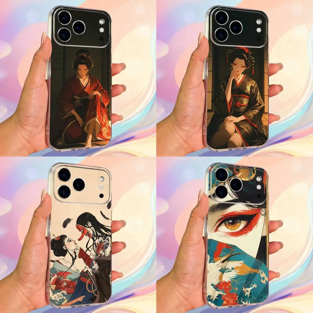 Japanese Tradition Geisha Art Phone Case For iPhone 14,13,12,11,17,16,15,Pro,Max,Plus,X,XS,XR,SE,Mini Transparent Soft Cover
Japanese Tradition Geisha Art Phone Case For iPhone 14,13,12,11,17,16,15,Pro,Max,Plus,X,XS,XR,SE,Mini Transparent Soft Cover