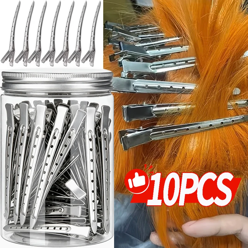 1/10pcs Woman Hair Care Clips Metal Steel Hairdressing Sectioning Clamps Barber Hair Use Styling Tools Hairs Root Fluffy Hairpin
1/10pcs Woman Hair Care Clips Metal Steel Hairdressing Sectioning Clamps Barber Hair Use Styling Tools Hairs Root Fluffy Hairpin