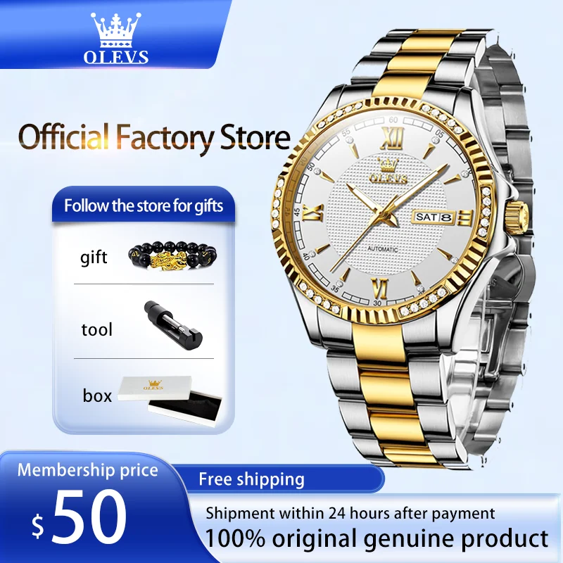 OLEVS элитные мужские часы, водонепроницаемые модные мужские часы, оригинальные брендовые светящиеся автоматические часы, мужские наручные часы с еженедельным календарем
OLEVS элитные мужские часы, водонепроницаемые модные мужские часы, оригинальные брендовые светящиеся автоматические часы, мужские наручные часы с еженедельным календарем
