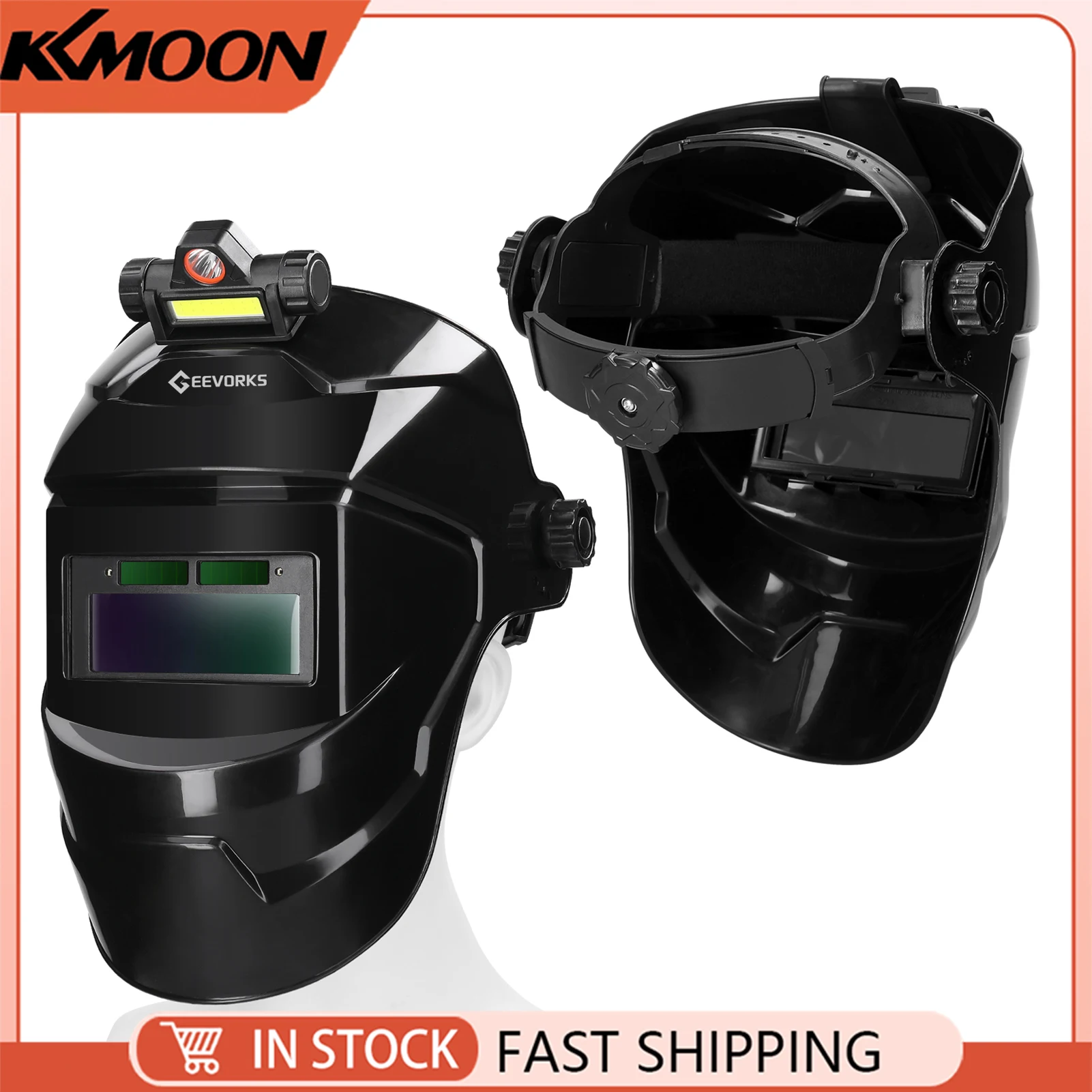 Automatic Dimming Welding Facemask Large View True Color Auto Darkening Welding Facemask 130℃ High Temperature Resistant
Automatic Dimming Welding Facemask Large View True Color Auto Darkening Welding Facemask 130℃ High Temperature Resistant