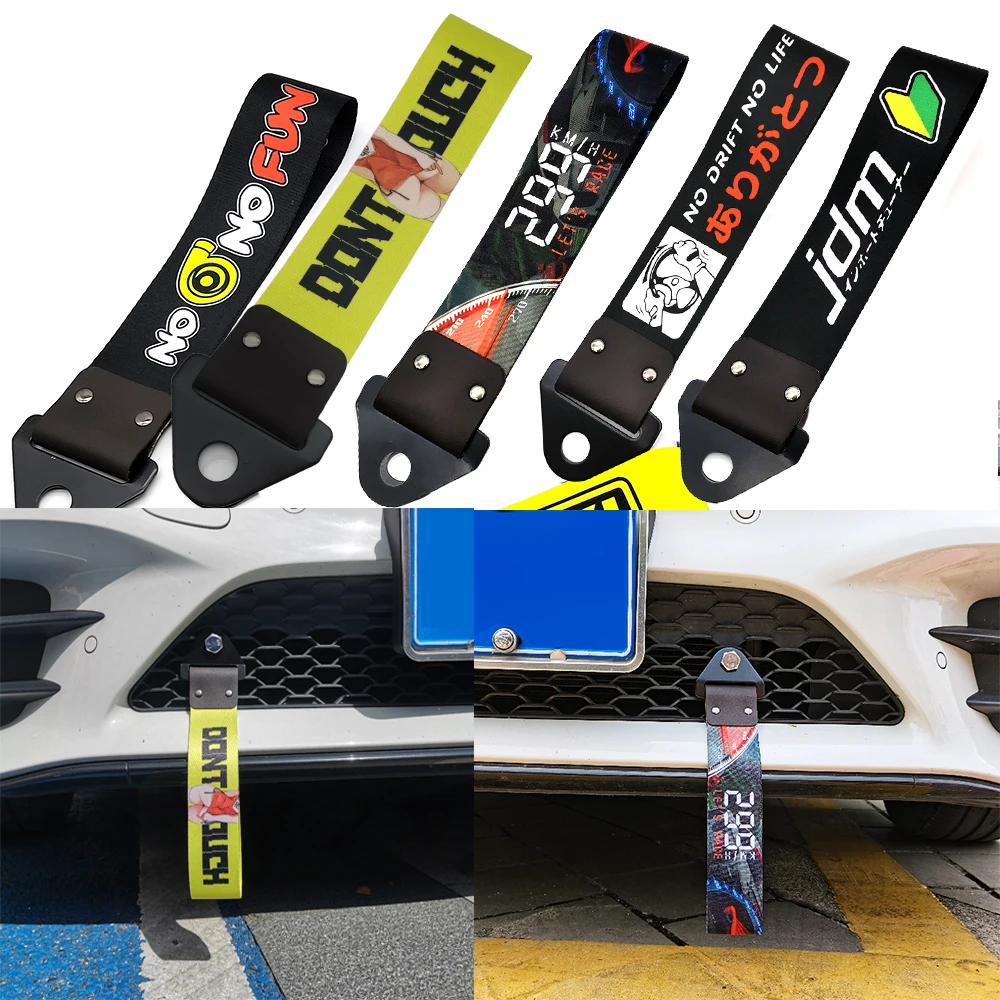 JDM Culture Car Color Pendant Tow Strap Belt Tow Rope Ribbon Auto Accessories Trailer Rope Bumper Towing Strap FOR Racing Slogan
JDM Culture Car Color Pendant Tow Strap Belt Tow Rope Ribbon Auto Accessories Trailer Rope Bumper Towing Strap FOR Racing Slogan