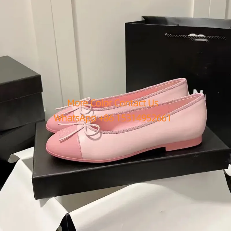 Dress Designer Ballet Flat Spring Autumn Bow Fashion Boat Shoe Lady Leather Lazy Dance Loafers Large Leather Sole Sheepskin
Dress Designer Ballet Flat Spring Autumn Bow Fashion Boat Shoe Lady Leather Lazy Dance Loafers Large Leather Sole Sheepskin