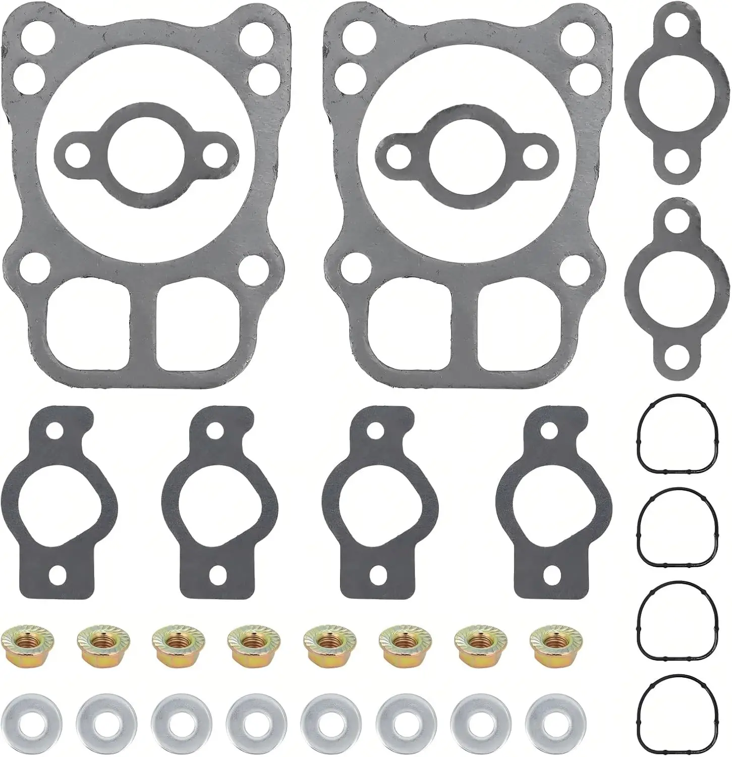 24 841 01S Cylinder Head Gasket Kit Fits for Kohler CH17 CH18 CH19 CH20 CH21 CH22 CH23 CH24 CH25 Replaces#24 041 08-S, 24 841 01
24 841 01S Cylinder Head Gasket Kit Fits for Kohler CH17 CH18 CH19 CH20 CH21 CH22 CH23 CH24 CH25 Replaces#24 041 08-S, 24 841 01