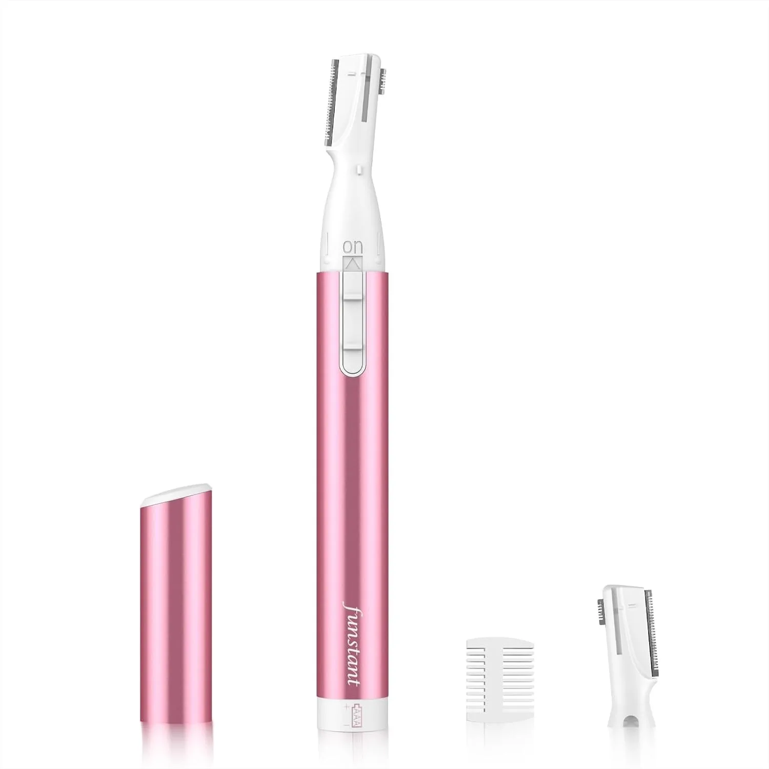 Precision Eyebrow Trimmer for Women, Battery-Operated Facial Hair Remover with Comb, Painless for Face Chin Neck Upper-Lip
Precision Eyebrow Trimmer for Women, Battery-Operated Facial Hair Remover with Comb, Painless for Face Chin Neck Upper-Lip
