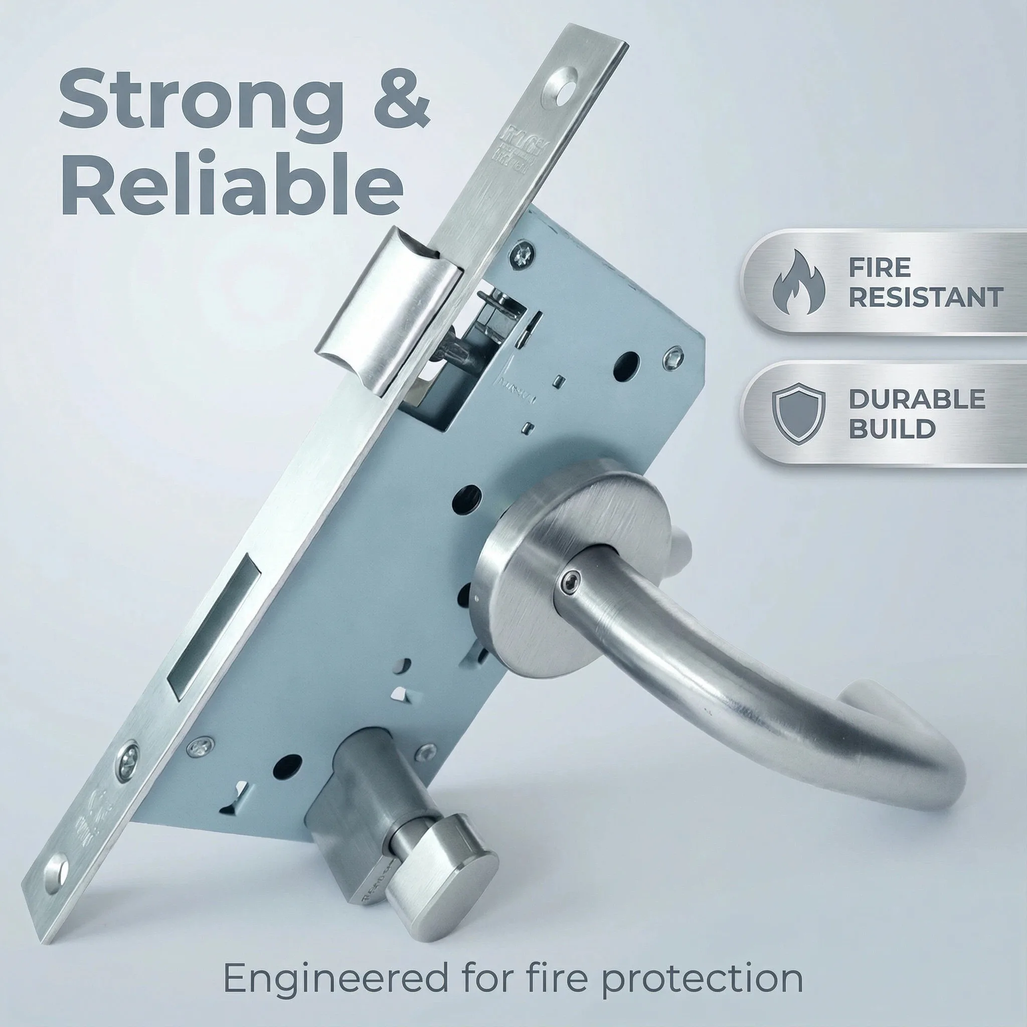 Сертифицированный по стандарту EN противопожарный замок из нержавеющей стали 304 — предназначен для противопожарных, стальных и дверей для чистых помещений больниц
Сертифицированный по стандарту EN противопожарный замок из нержавеющей стали 304 — предназначен для противопожарных, стальных и дверей для чистых помещений больниц