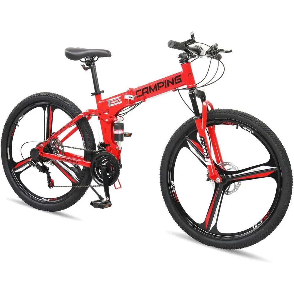26 Dual-Shock 21-Speed Mountain Bike with Mechanical Disc Brakes and Ergonomic Cushioning
26 Dual-Shock 21-Speed Mountain Bike with Mechanical Disc Brakes and Ergonomic Cushioning