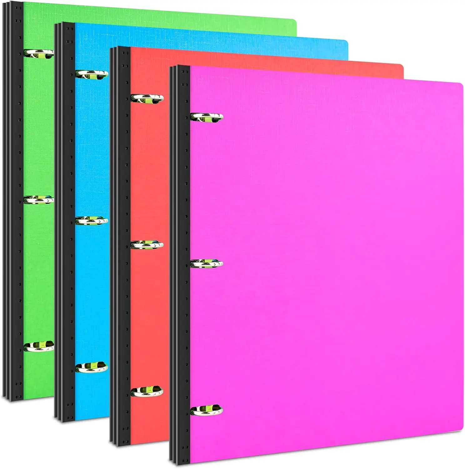 Telescoping 3 Ring Binder 4-Pack, Adjustable Spine, Foldable Cover, Holds 8.5x11 Paper, Portable for School Office
Telescoping 3 Ring Binder 4-Pack, Adjustable Spine, Foldable Cover, Holds 8.5x11 Paper, Portable for School Office