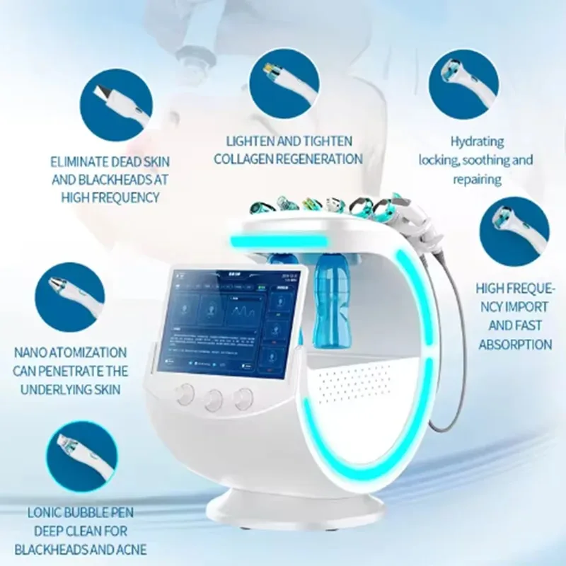 Ультразвуковое омоложение кожи Smart Blue 7 в 1, микрошлифовальный кислородный уход за лицом высокого давления, машина для глубокого ухода за лицом 2025
Ультразвуковое омоложение кожи Smart Blue 7 в 1, микрошлифовальный кислородный уход за лицом высокого давления, машина для глубокого ухода за лицом 2025