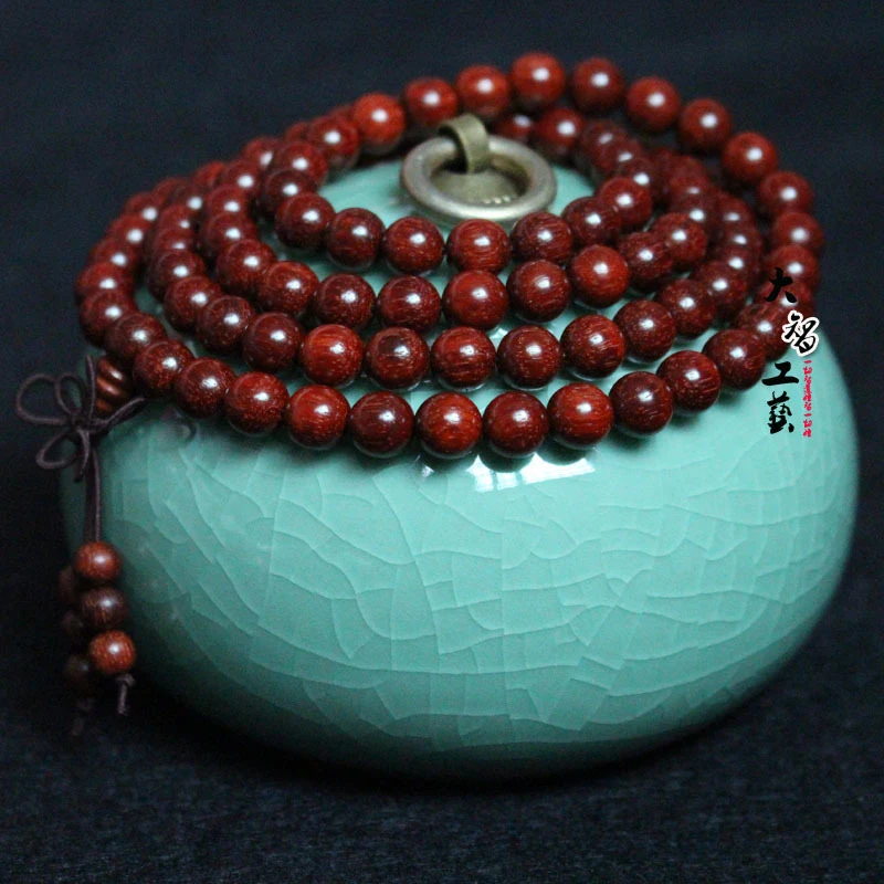 High-density oily Indian rosewood 8mm*108 beads Buddhist prayer beads bracelet
High-density oily Indian rosewood 8mm*108 beads Buddhist prayer beads bracelet