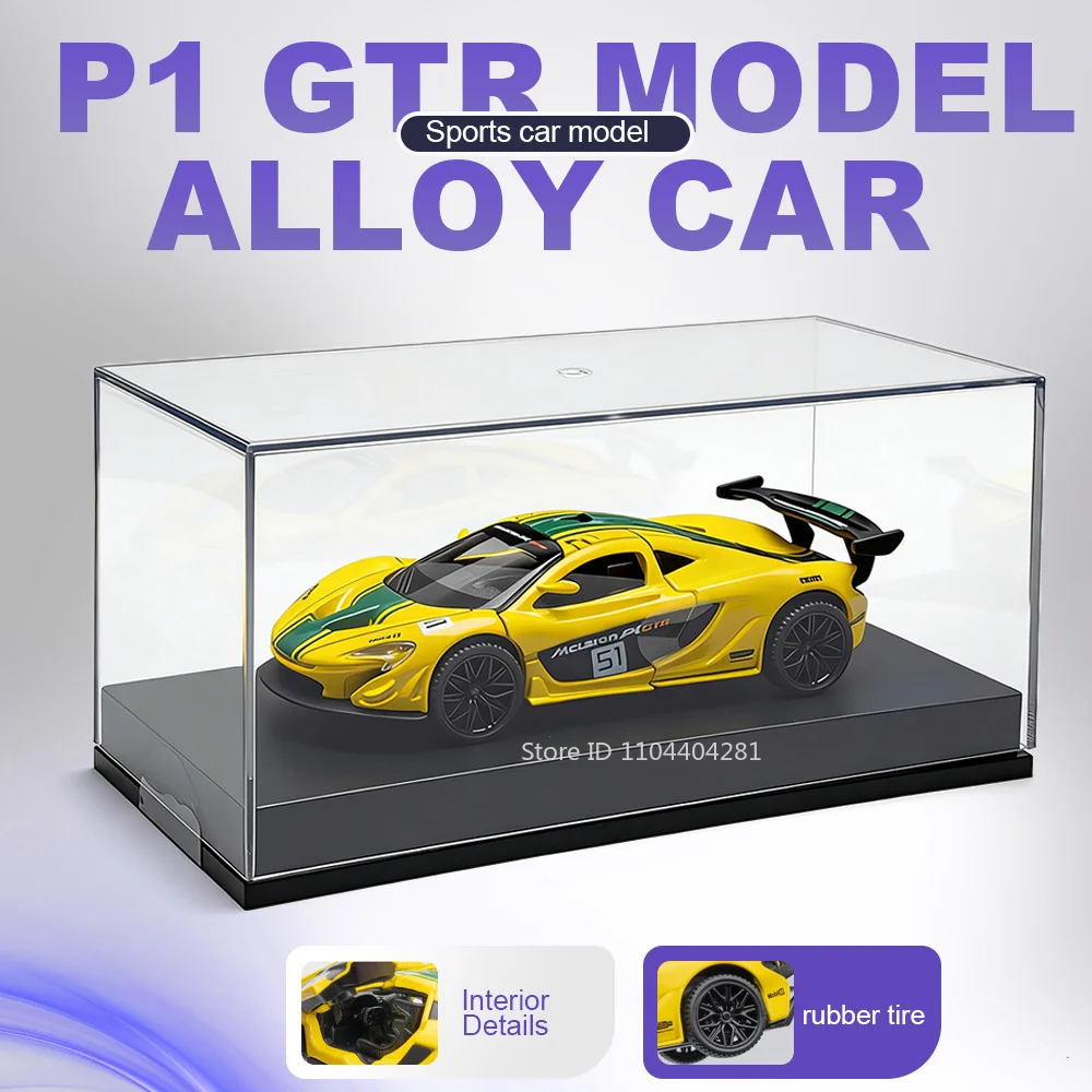 1:43 P1 GTR Valkyrie Sports Car Diecast Alloy Model Toys Doors Opened Rubber Tires with Acrylic Box Vehice Children Holiday Gift
1:43 P1 GTR Valkyrie Sports Car Diecast Alloy Model Toys Doors Opened Rubber Tires with Acrylic Box Vehice Children Holiday Gift