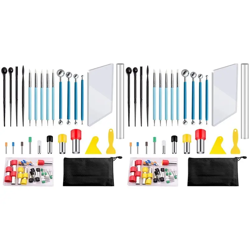 AB66-116Pcs Polymer Clay Tools Modelling Tool Set Sculpting Tool Kit For DIY Clay Crafts For Crafts Sculpture
AB66-116Pcs Polymer Clay Tools Modelling Tool Set Sculpting Tool Kit For DIY Clay Crafts For Crafts Sculpture